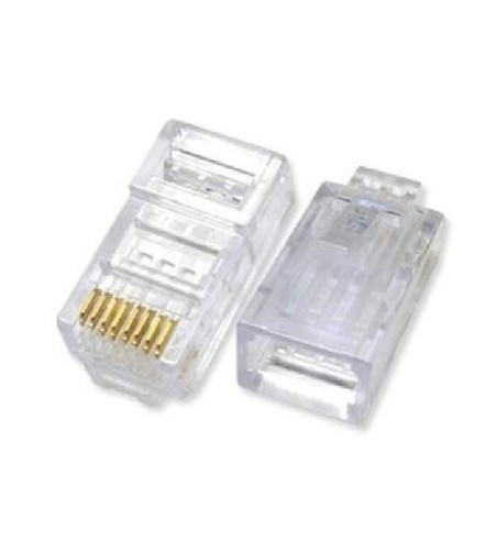 Cat6 RJ45 UTP 50u Crimp Plug